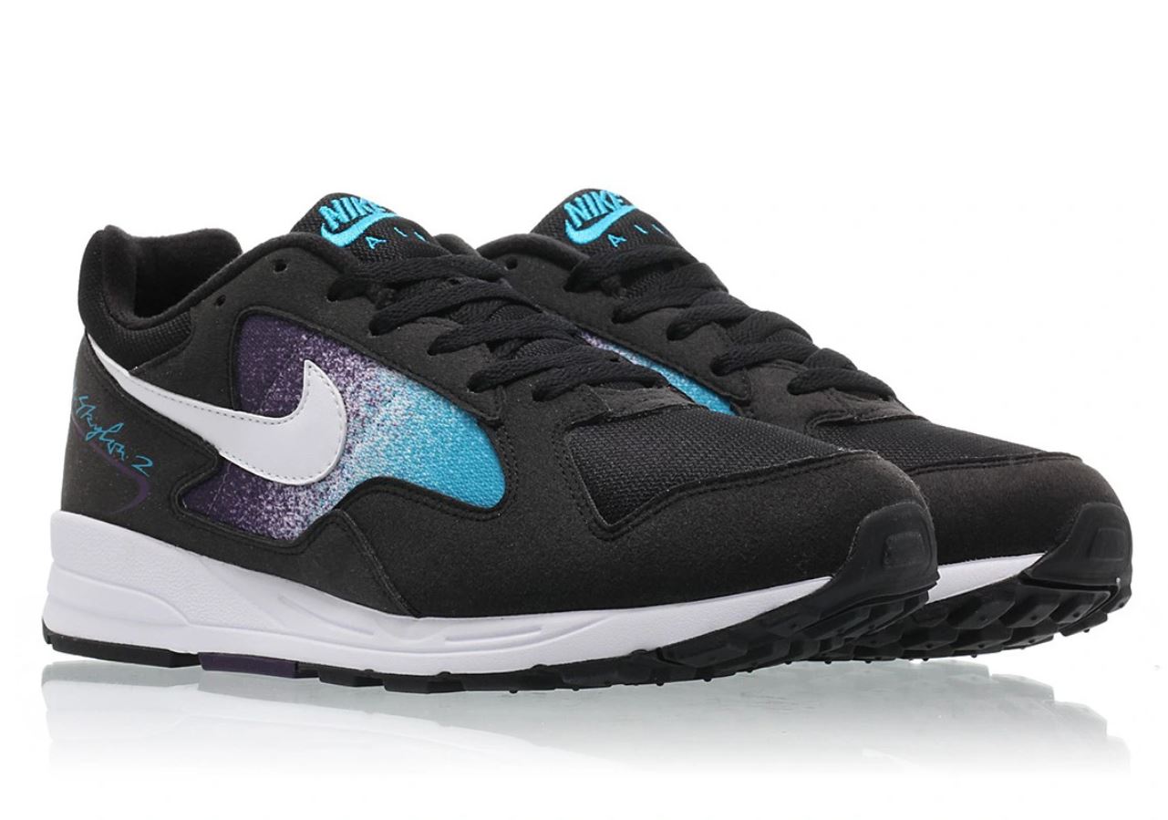 Nike - Air Skylon 2 (Black/White/Blue Lagoon & Grand Purple)