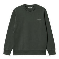 Carhartt WIP - Script Embroidery Sweatshirt (Boxwood/White)