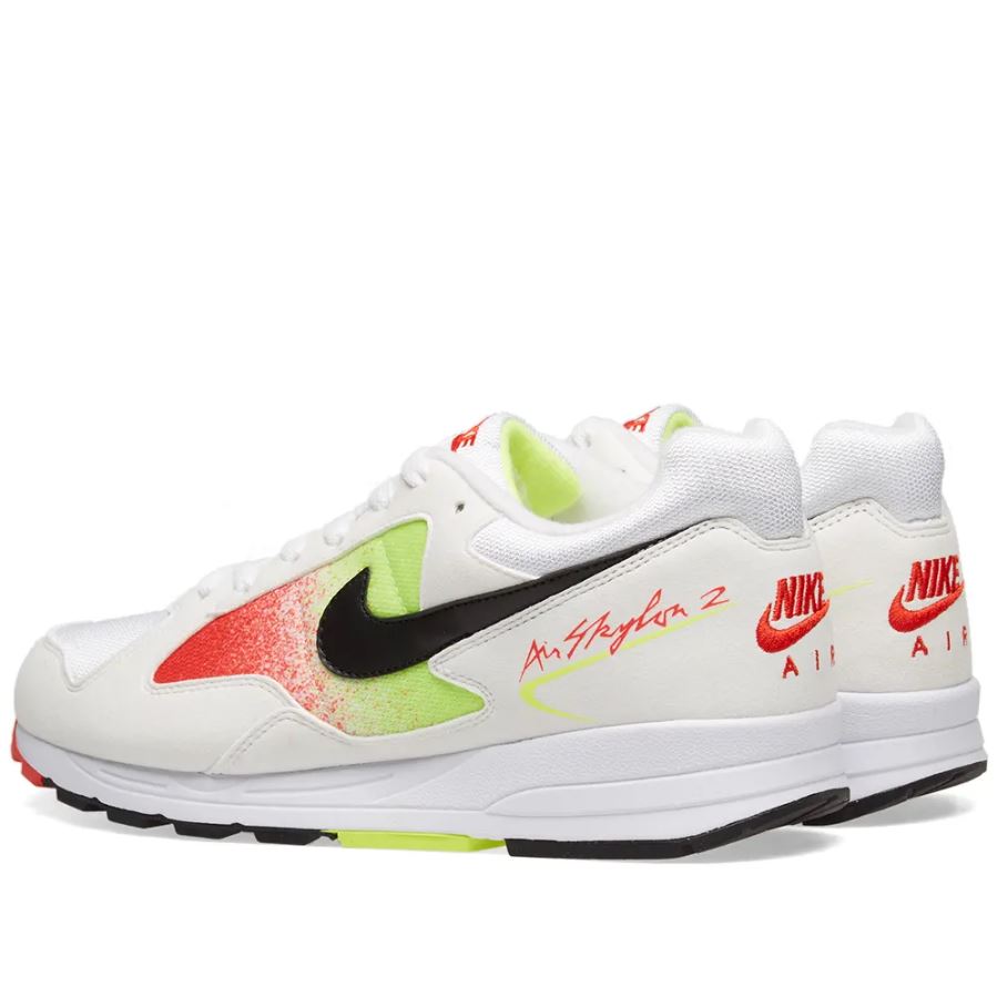 Nike - Air Skylon 2 (White/Black/Volt & Red)